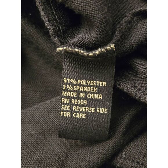 DG2 by Diane Gilman Women's Size Large Hi-Lo Black Lightweight Sweater - Picture 5 of 5